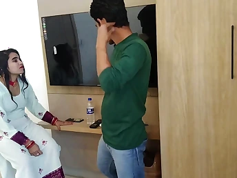 Indian Desi Bhabhi Taught a Lesson on TV & Gets Roughly Fucked in Her Sexy Roleplay