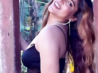 Desi sweetheart's first-ever time bare fuck-a-thon with a red-hot bhabhi neighbor