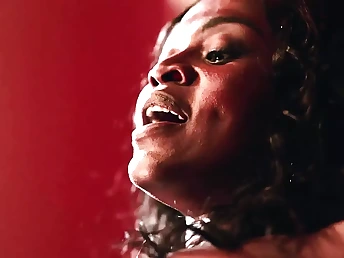 Fantastic African stunners Yetide Badaki and Pastel Supernova get rough with American God's Orgy Scenes