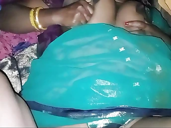 Step-step-sister-in-law devar with sister in law-in-law on Diwali night screws Indian schoolgirl tough and rigid