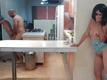 My step-sis-in-law makes my BEAU's beau's spunk-pump rock-rigid while I see and take it like a champion.