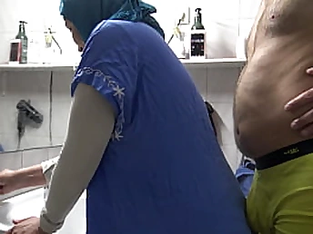 Stepmommysusan gets her hijab torn off while getting plumbed by a German deviant stud