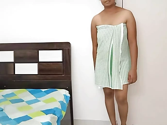 Komal gets sizzling in the douche after taking a tub rail in the bathtub