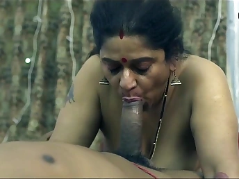 Step-sibling Indian Aunty Ko Darji Ne Lund gets a torrid inward ejaculation on her gullet after a super-naughty shag
