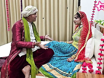 Steamy bhabhi BONED by her elder Indian father in law and face-plumbed like a professional