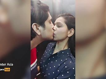 Hunter Asia and her Indian paramour reverse cowgirl in hotel - scorching smooching, cum on caboose & scorching popshot