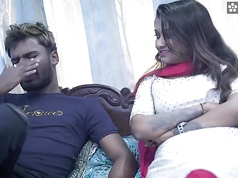 Desi Aunty & Desi get withering and intense with their nasty stepbrother-in-law