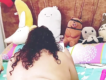 Practice the story of Hiyunamei's favourite book with her gigantic jugs and wool covered cunt