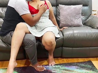 Stepdaughter-in-law Luved gets her Indian pussy stuffed with cum while stepdad watches - Hot 365 Couple's Hardcore MILF Bra-