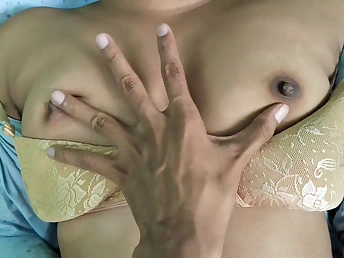 Hot Indian teen with tight pussy gets a hard pounding almost place