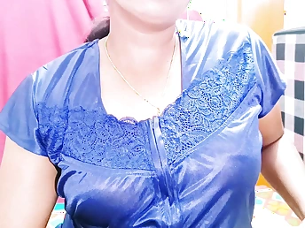 See this Indian housewife's cock-squeezing poon and messy converse with her spouse's dad in Telugu