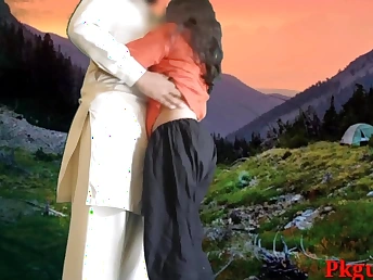 Pkgulnaz's very very first time outdoor tear up-out in Hindi audio: Indian college girl gets her cock-squeezing bum pummeled rock hard