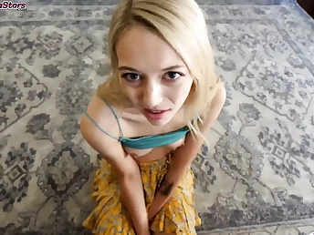 Lily Larimar's step-sista trap - hungry step-sis gets her rear end-fashion spunk shot