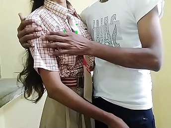 Step sister's Indian college girl bangs her in rough forest sexcapade