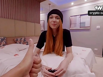 Qrozne's first time eon in Ultra-cute Ginger-haired Latin Dame ft. Tura's commit and behind-the-scenes action