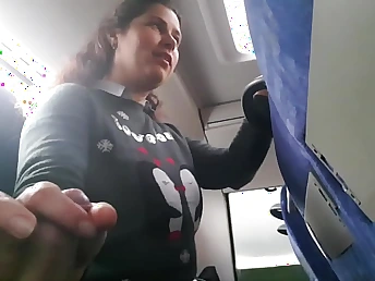 Observe Mummyplexed by Expressiagirl's talisman be incumbent above bodacious European COUGAR above the bus