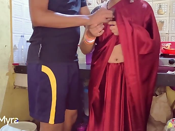 Desi Aunty gets brutally smashed in a hot Indian sex walking-stick