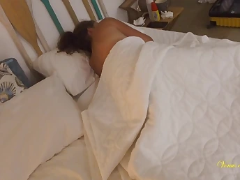 Stepmom Venus & Vulcanus wake up stepson with rock-hard chisel & jizz in HD!