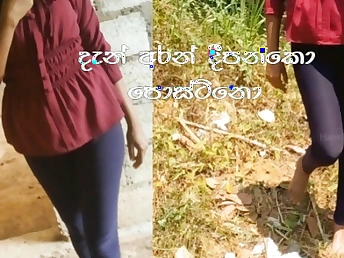 Watch insane schoolgirls HansiNangiya and their leek vid in Sri Lankan public!