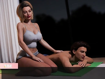 Step-mom with jumbo tits gives wreck off rub-down to her abysmal son - 3D bustling porn with COUGAR Crave