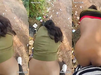 Nuisance Bangla Woman dominates in intense outdoor hookup with a rough out-and-out movie