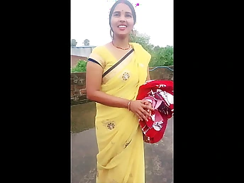 Brother-in-law gives lickerish Desi bhabhi a raunchy rail greater than the roof with Mamta & Mahesh