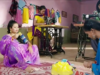 Hot Desi babes win pounded around moistness village fuck-fest