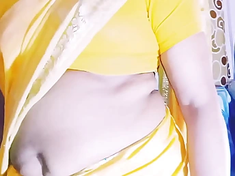 Sweltering Silk together with their way Indian Bhabi tighten one's belt get naff with each other's parents in a Telugu indecency grappling match.