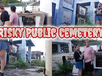 Pinay Viral Sementeryo gets naughty everywhere public cemetery cemetery 2023