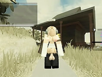 Pithy suitor gets her cock-squeezing booty romped in Roblox Porn