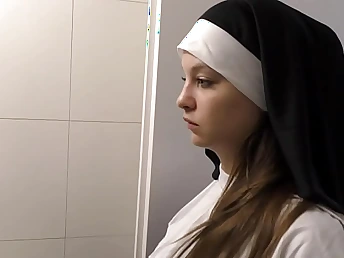 Angelina Brill's cock-squeezing bum gets fucked by a phat dark-hued manstick and creamed