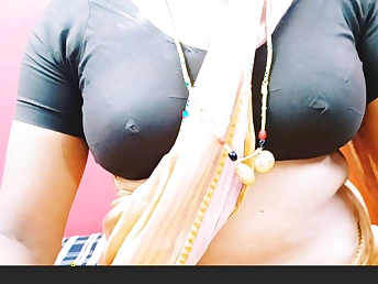 Dirty Desi Stepmom Sonny In Front Goes Wanton on touching Her Son-in-law's Dick