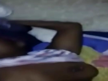 Black darling with slender figure can't fight back big black flannel