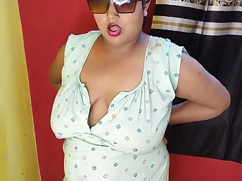 Indian MUMMY in Nightie gets her innate milk cans fingerblasted & plowed rock hard in solo hook-up at domicile