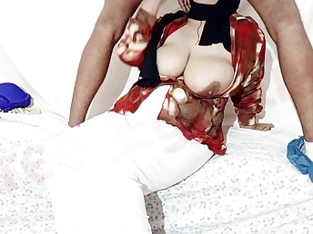 Special: Muslim MUMMY Arabina Angel gives a behind-the-episodes bj and pokes rock hard less HD