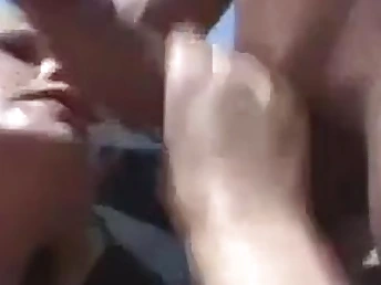 Candice Cardinele gets pounded by a pool boy with a hot body!