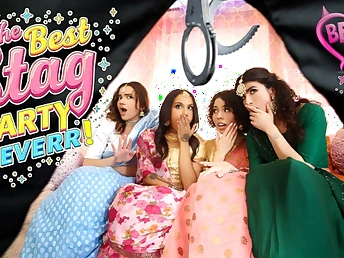 Nina Milky, the Indian Bachelorette, gets a gonzo surprise in her stripper boink-fest!