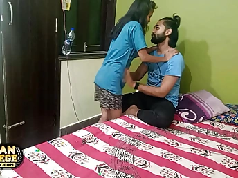 Desi Girlfriend Tannu gets her grasping pussy creampied by Indian Bear in wild doggystyle sketch