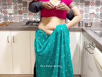 Super-hot Indian Duo connected with Saree & Taboo Fucky-Fucky with Fat Udders