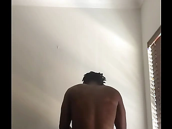 Blue ebony tyro gets their way intake body drilled hard in along to morning