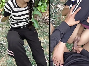 Desi sweeping A Masculine gets ugly back A Doll in a risky outdoor hook-up
